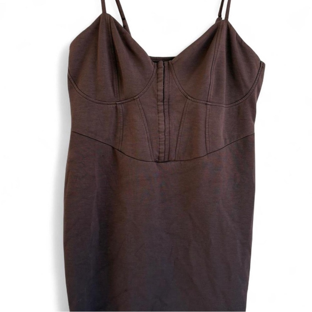 Dusty Brown Bodycon dress